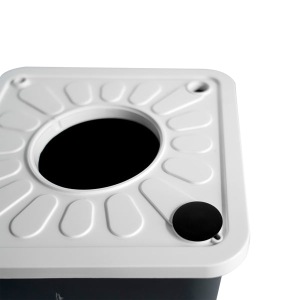 Black Hydroponic Planting System – 30-Plant Vertical Tower Garden