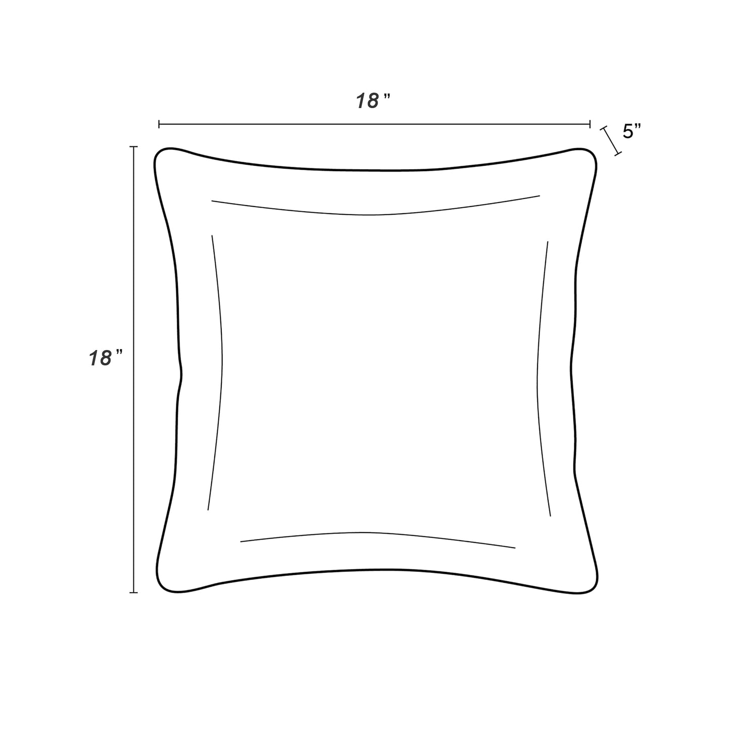 Waterproof Outdoor Throw Pillows 18x18 Stripe Set of 2 – Green or Yellow