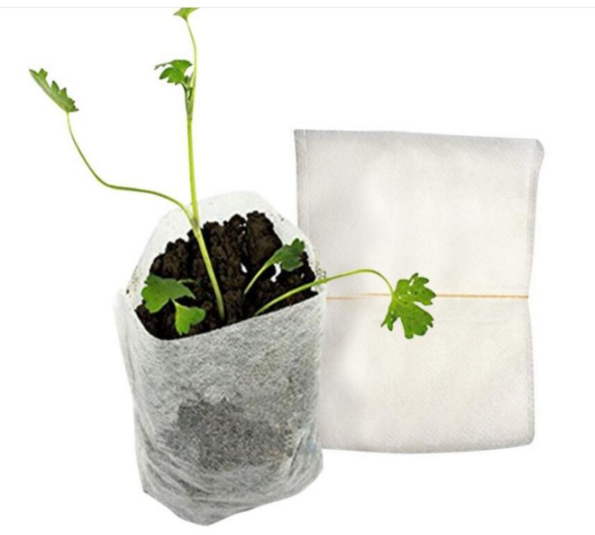 8 x 10 cm Fabric Seedling Bags, 50 or 100 Pack