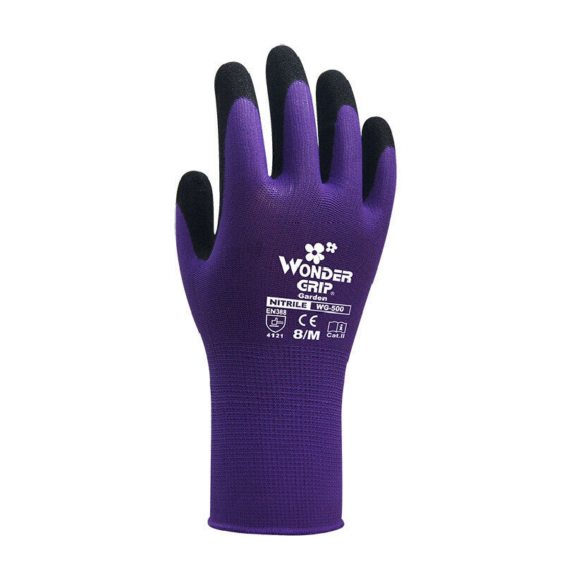 Nitrile Grip Gardening Gloves — Breathable, Puncture & Abrasion Resistant