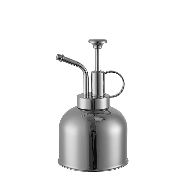 Stainless Steel Plant Mister, 300 ml Hand-Pump Spray Bottle