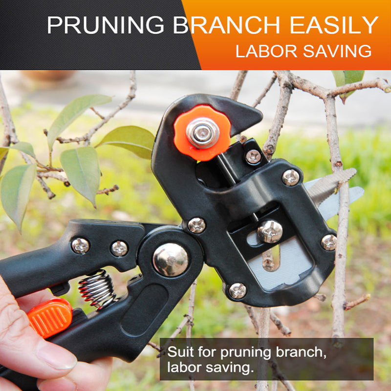 3-Blade Grafting Tool – U, V & Ω Cut, SK-5 Steel, Fruit Trees & Garden Plants