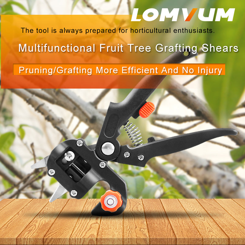 3-Blade Grafting Tool – U, V & Ω Cut, SK-5 Steel, Fruit Trees & Garden Plants