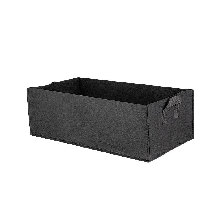 Rectangular Fabric Grow Bags - Breathable Plant Containers with Handles