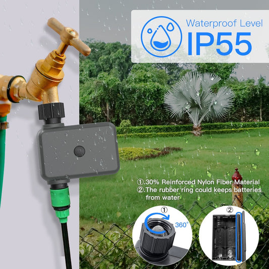 Smart WiFi Garden Irrigation Timer β App-Controlled Water Valve