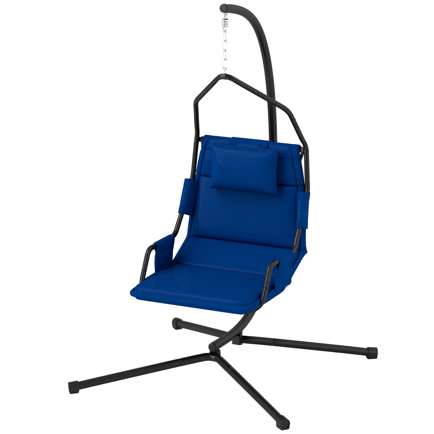Hanging Hammock Chair with Stand & Cushion β Indoor Outdoor Swing