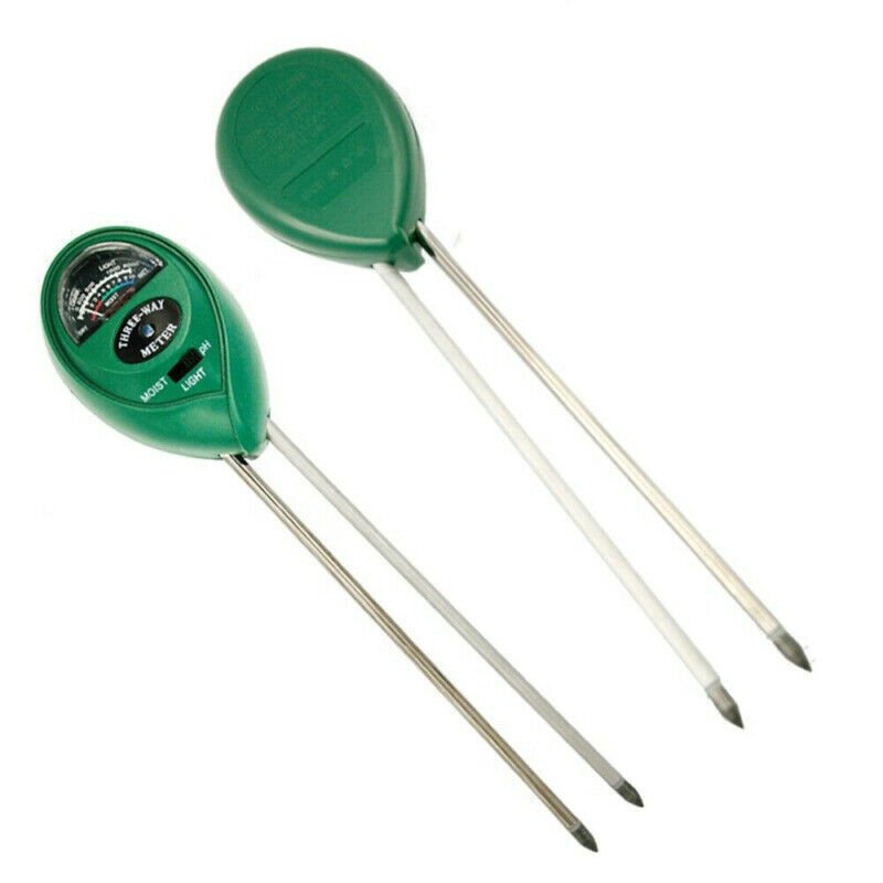 3-in-1 Soil Meter – pH, Moisture & Light Tester, No Batteries, Indoor & Outdoor - Rooted Supplies