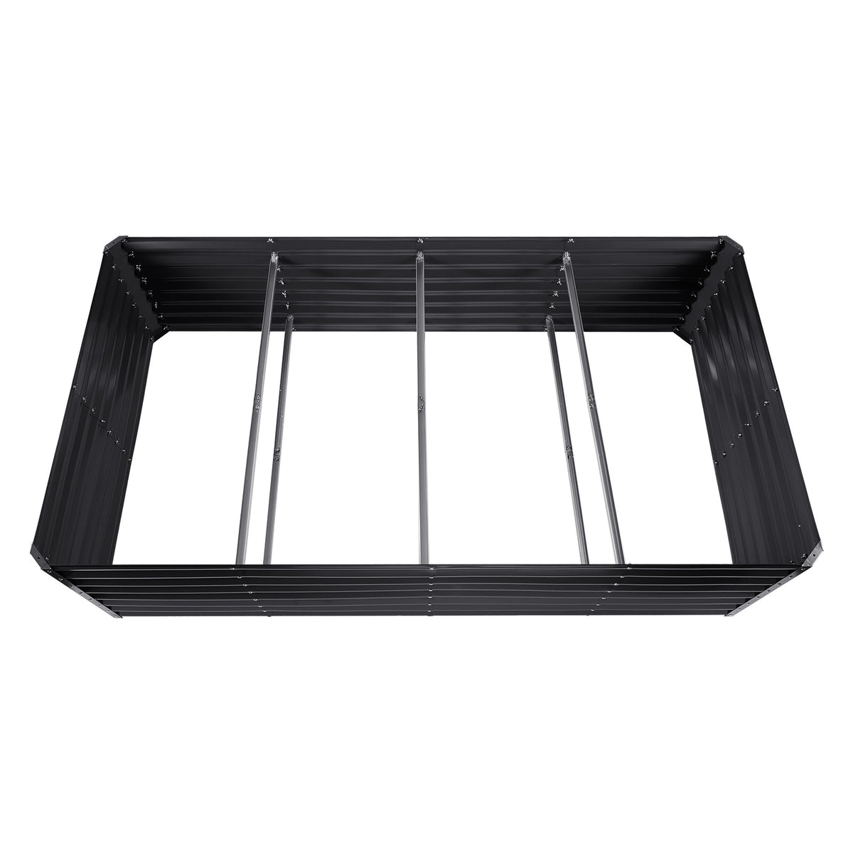 Galvanized Raised Garden Bed, 94.5 x 47.2 x 23.6 Inches