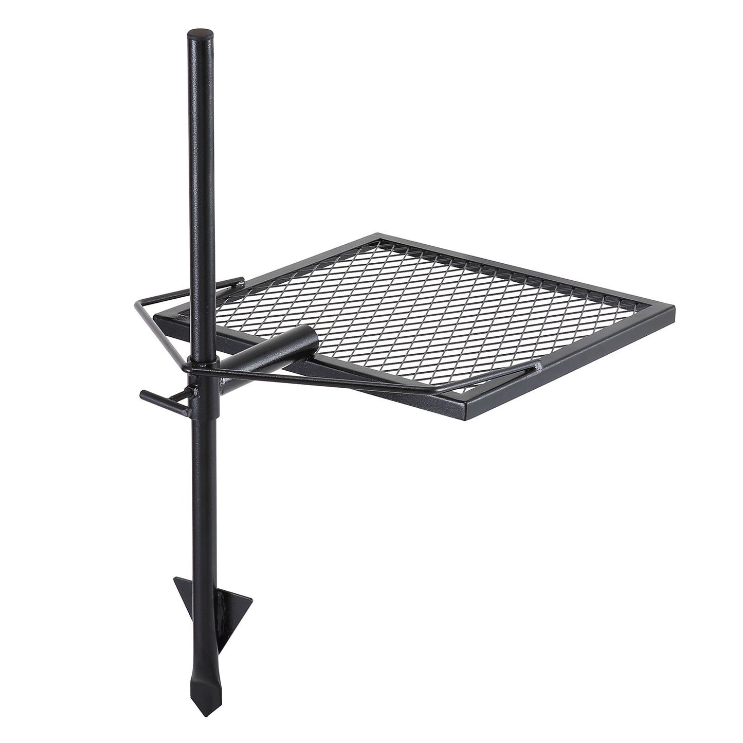360° Swivel Campfire Grill – Heavy Duty Steel Fire Pit Cooking Grate