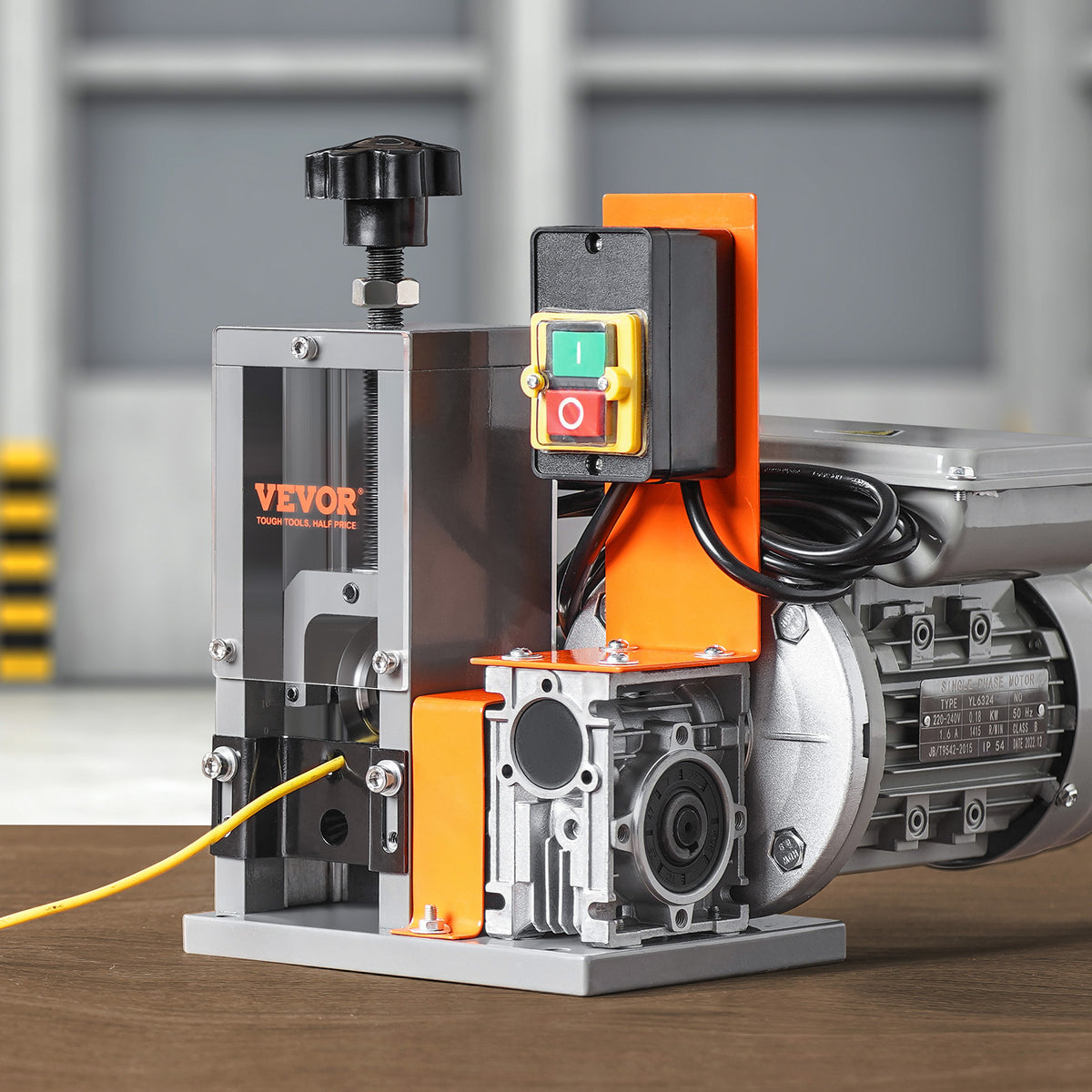 Motorized Wire Stripper Machine – 180W Electric, Strips Up to 60 Ft Per Minute