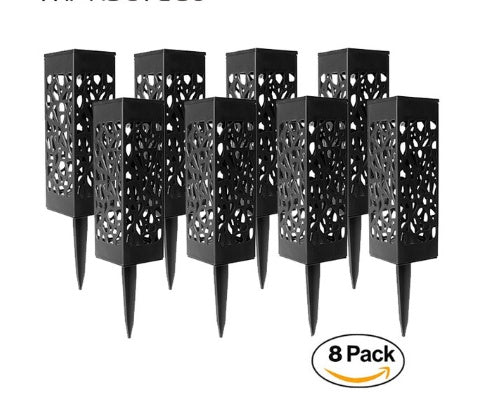 Solar Pathway Lights Outdoor – Decorative Garden Stake Lights