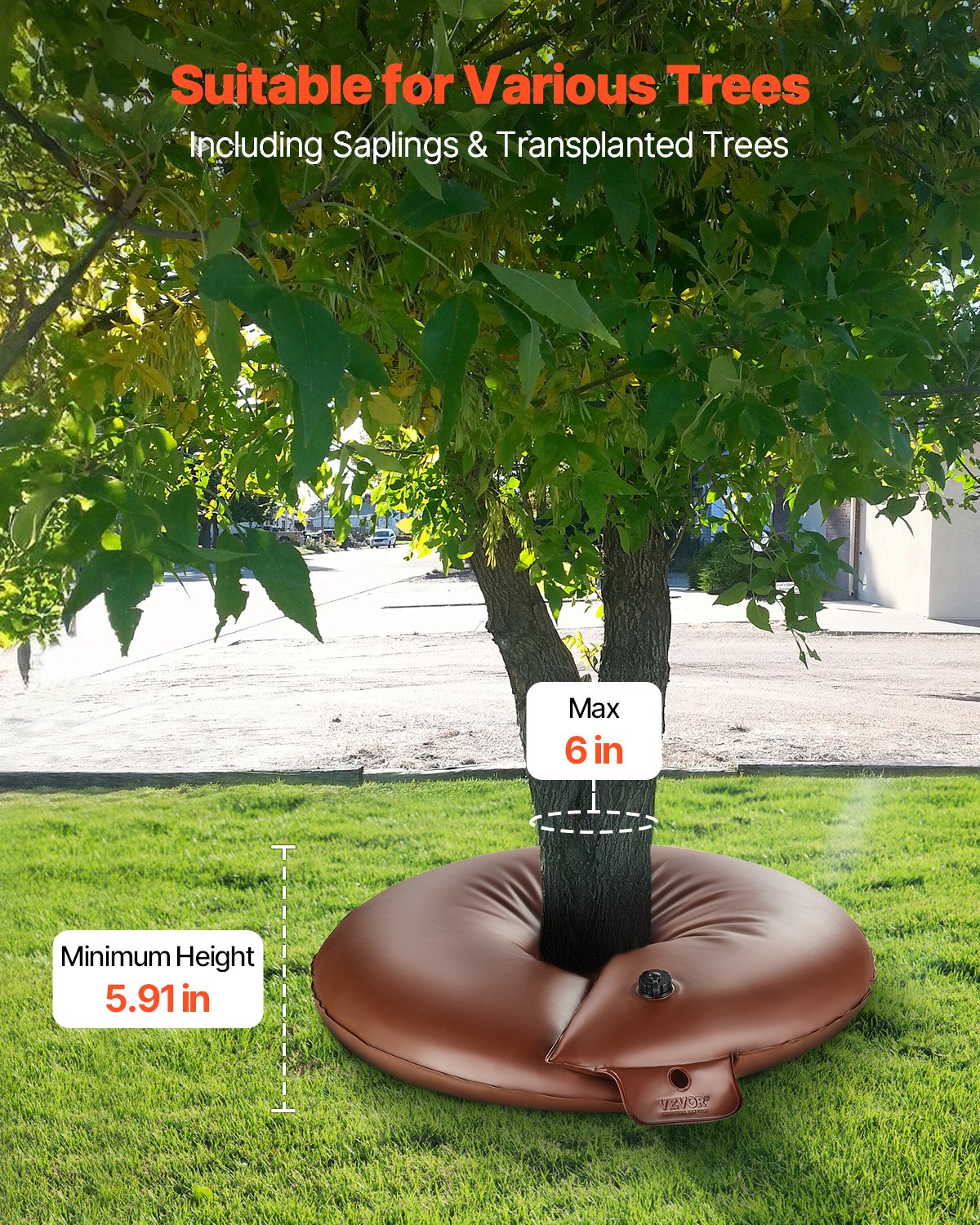 16-Gallon Tree Watering Bags, 4-Pack, Slow-Release