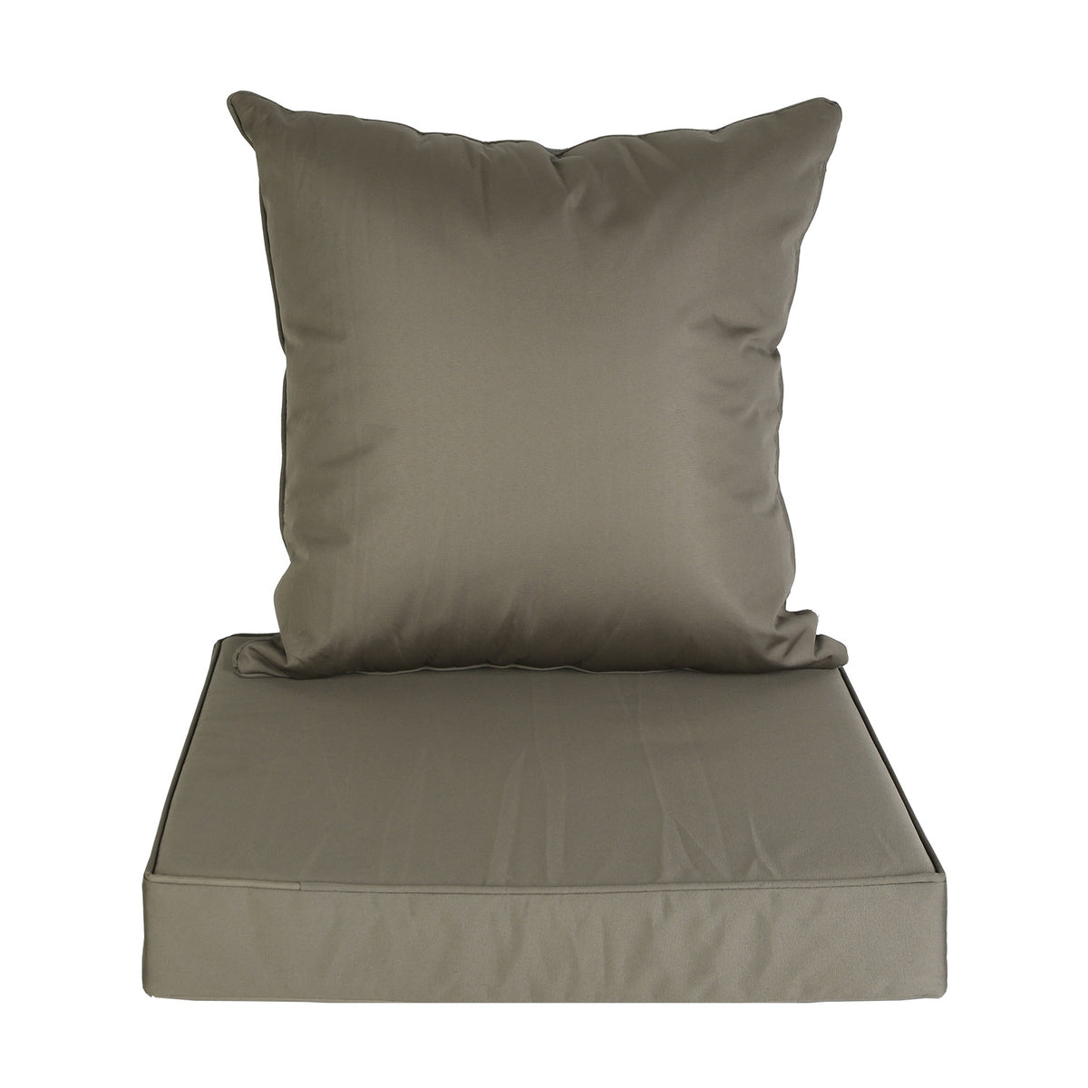 Outdoor Deep Seat Cushion & Back Pillow Set – Waterproof, UV-Resistant, 4 Colors - Rooted Supplies