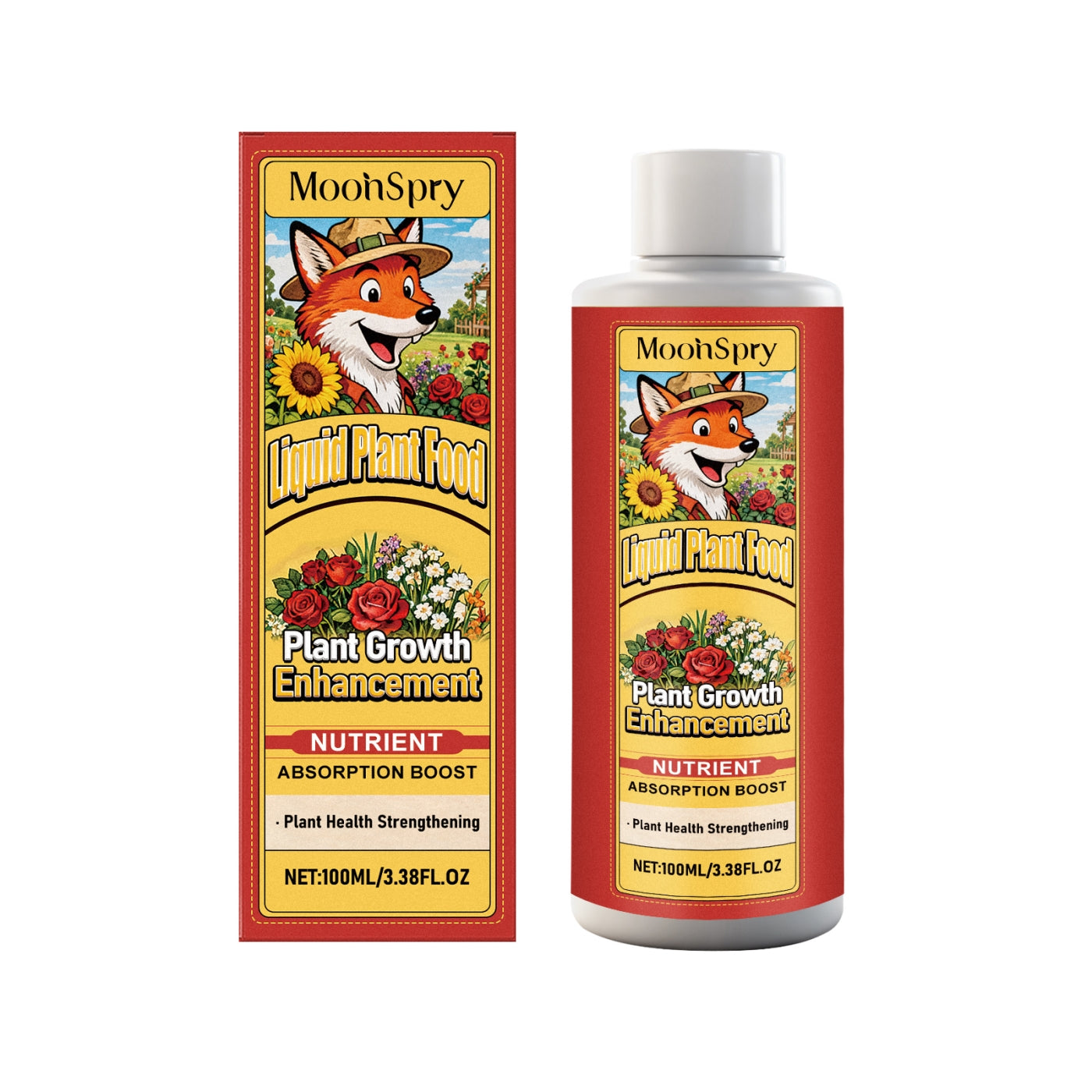 MoonSpry Liquid Plant Food - Growth Enhancement Nutrient Solution (100ml)