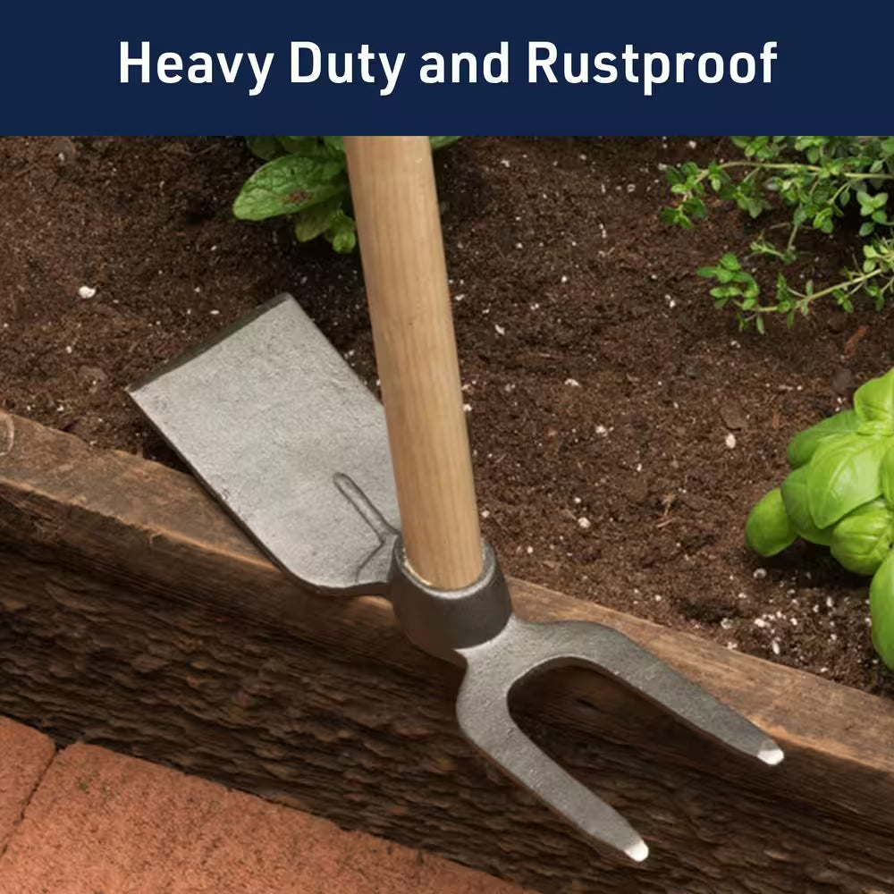18 in Cultivator and 2-Prong Hoe Garden Tool