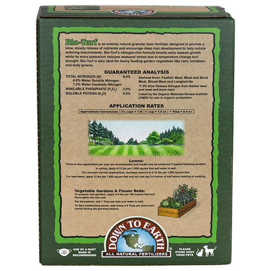 Bio-Turf 8-3-5 Granular Lawn Fertilizer, 4 lb Box