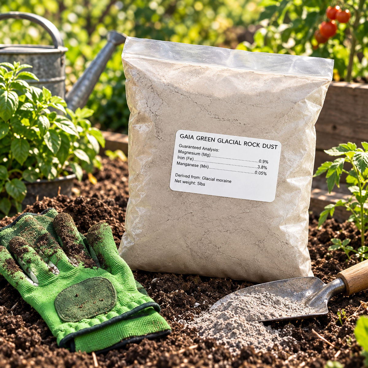 Glacial Rock Dust Garden Still Life
