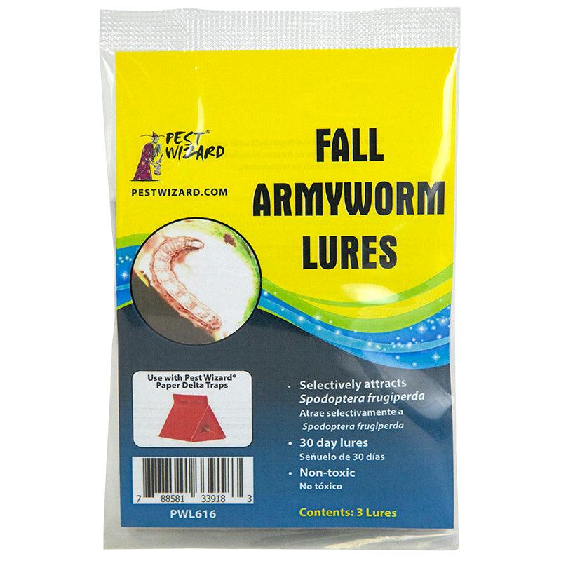 Fall Armyworm Pheromone Lures, 3-Pack for Delta Traps