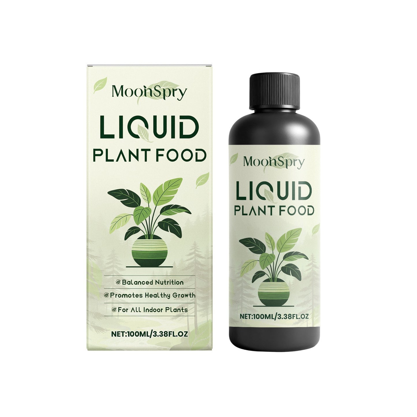 MoonSpry Liquid Plant Food - Indoor & Outdoor Growth Nutrient (100ml)