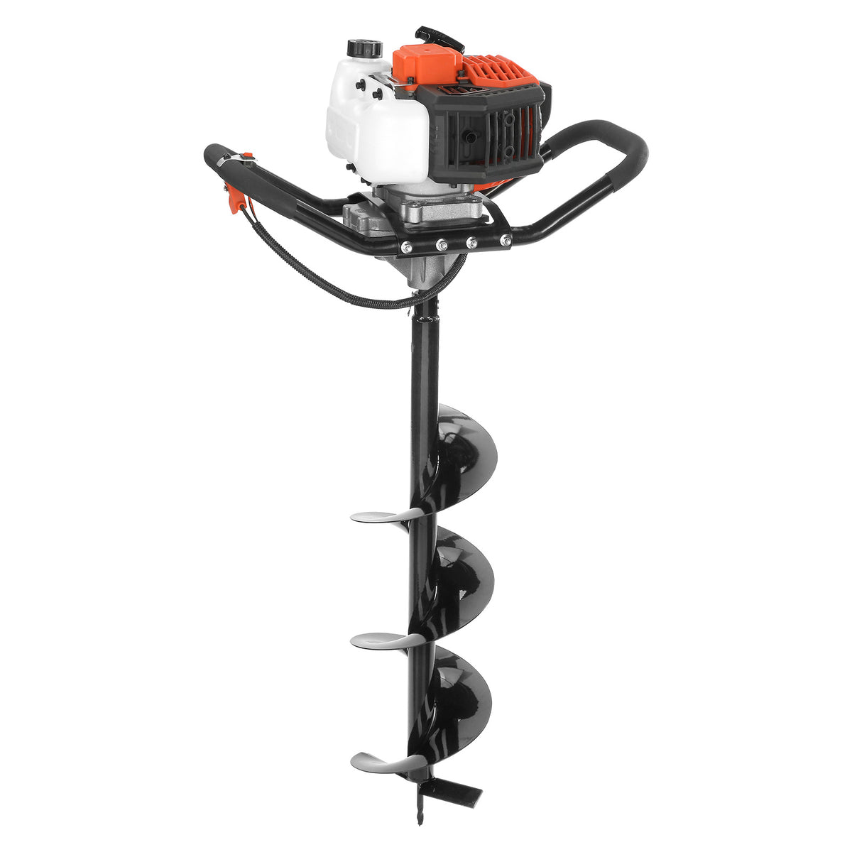 43cc Gas Post Hole Digger with 6-Inch x 30-Inch Auger Bit