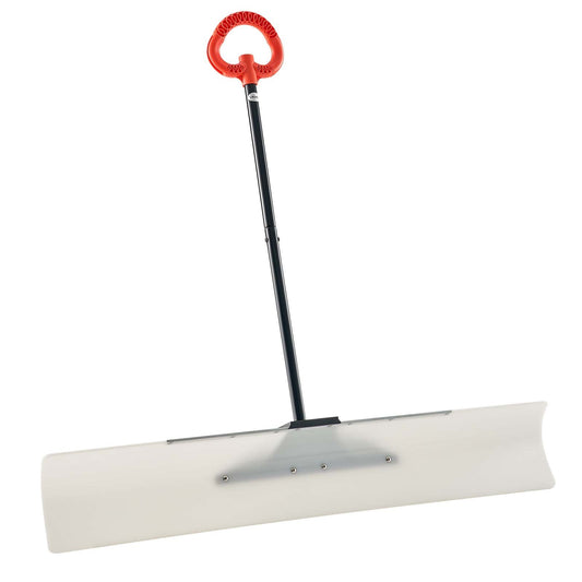 48" Heavy Duty Snow Pusher Shovel with Ergonomic Loop Handle