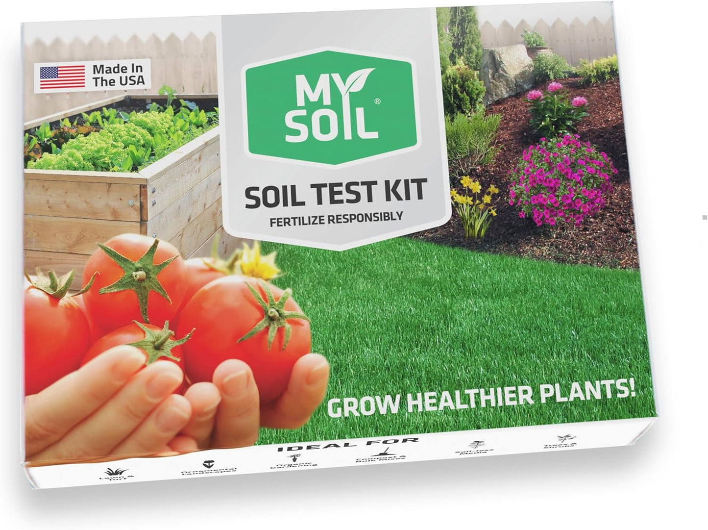 Mysoil Test Kit PRO Pack, Unlock Your Lawn & Garden Potential, Complete & Accurate Nutrient and Ph Analysis with Recommendations Tailored to Your Soil and Plant Needs | 2 Test Kits + 1 Soil Probe