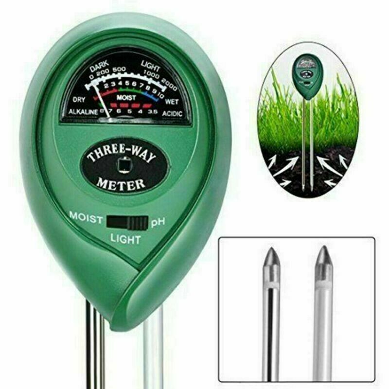 3-in-1 Soil Meter – pH, Moisture & Light Tester, No Batteries, Indoor & Outdoor - Rooted Supplies