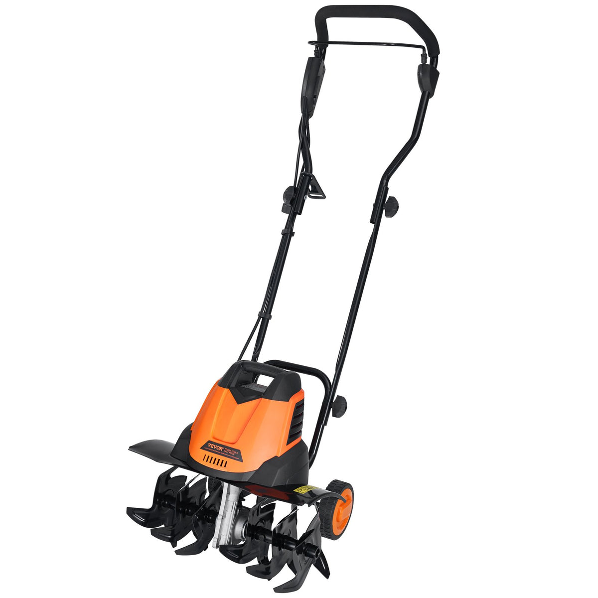 12-Amp Electric Garden Tiller - 18" Width, 4" Depth Cultivator