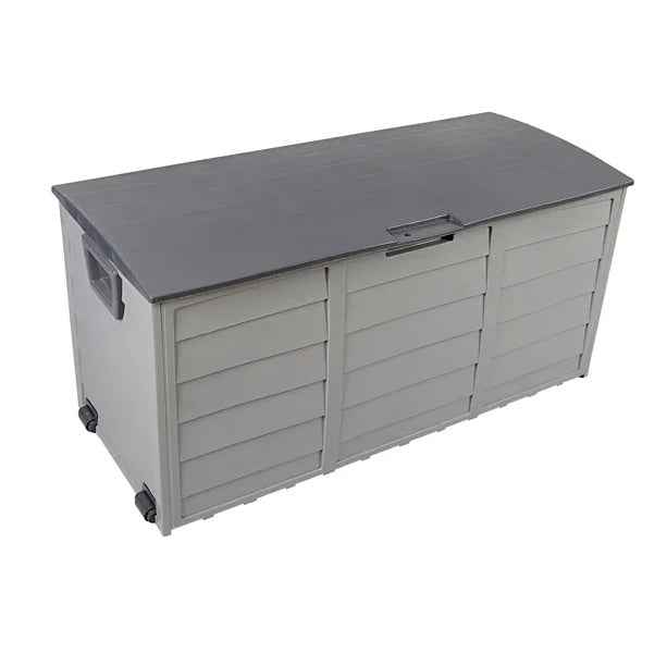 75-Gallon Outdoor Storage Deck Box with Wheels & Lockable Lid
