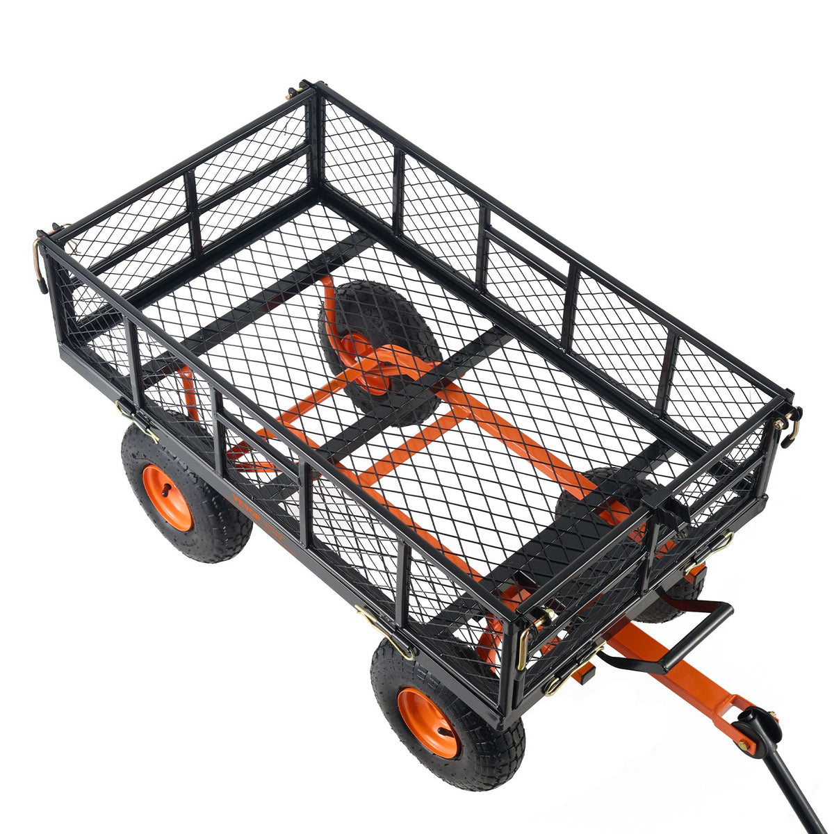 400 LB Garden Dump Cart with 180° Adjustable Handle