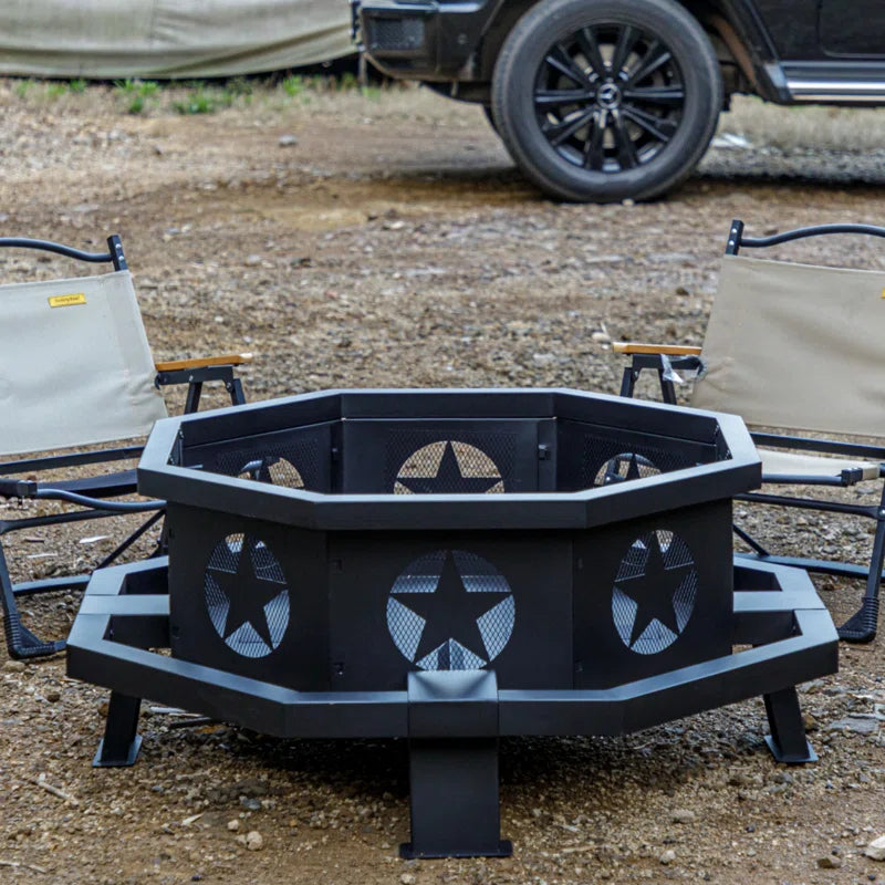 Antheny Wood Burning Fire Pit, Outdoor Firepit