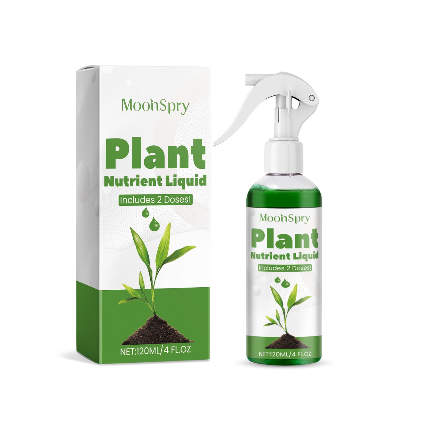 MoonSpry Plant Nutrient Liquid Spray - All-Purpose Indoor & Outdoor Fertilizer