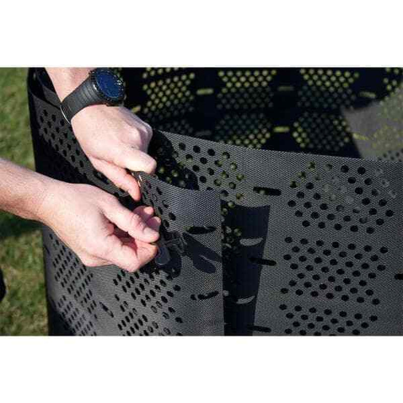 Black Compost Bin Adjustable Expandable Easy Compost Ventilation Holes 246 Gal.