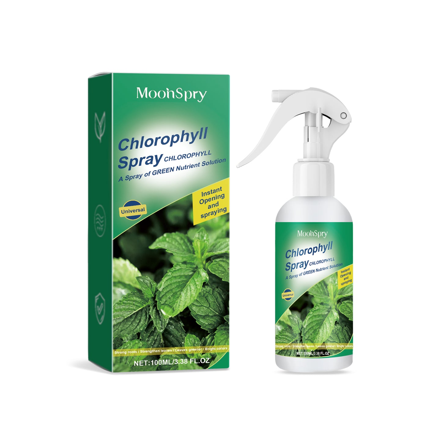 Chlorophyll Leaf Spray for Greener, Healthier Plants — 30-Day Formula