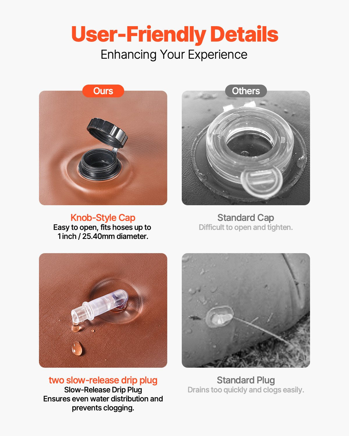 16-Gallon Slow Release Tree Watering Bags - 4 Pack for Deep Root Irrigation