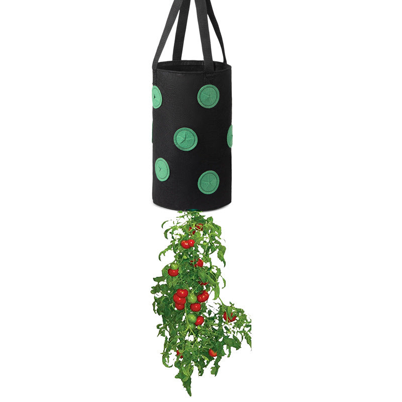 Hanging Strawberry Grow Bag with 13 Planting Pockets - Vertical Garden Planter