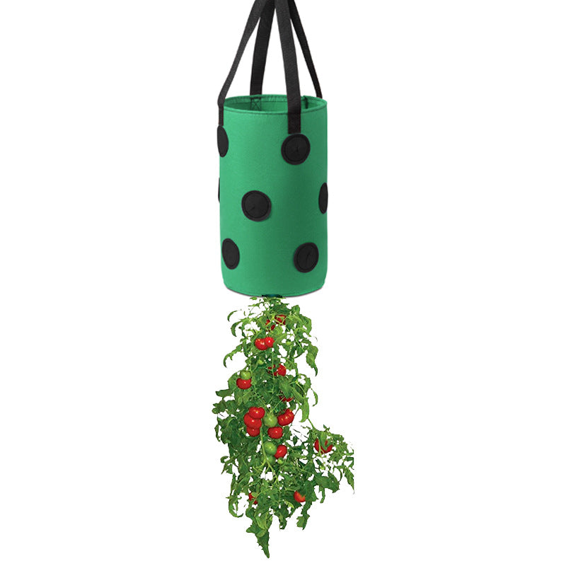 Hanging Strawberry Grow Bag with 13 Planting Pockets - Vertical Garden Planter