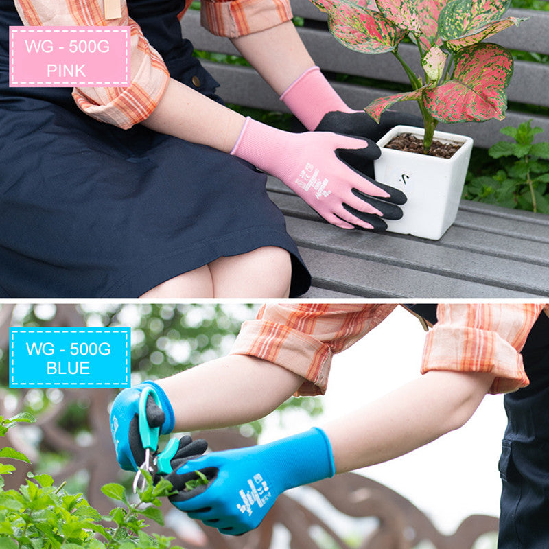 Nitrile Grip Gardening Gloves — Breathable, Puncture & Abrasion Resistant