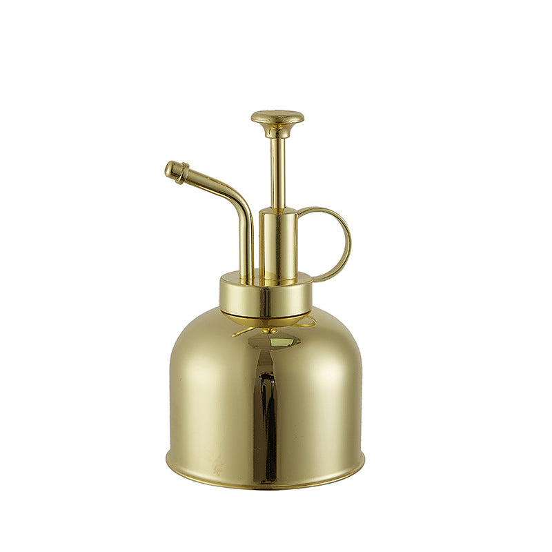 Stainless Steel Plant Mister Spray Bottle - Vintage Style Watering Can
