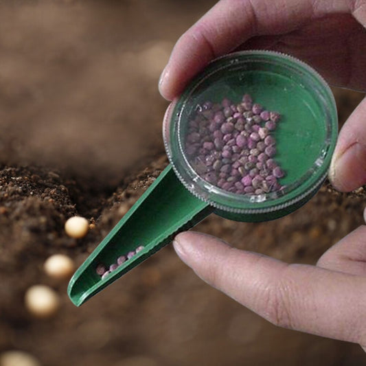 Adjustable Dial Seed Sower – 5-Speed Precision Planter for All Seed Sizes