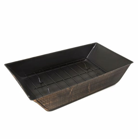 37" Rectangular Metal Outdoor Wood Burning Fireplace