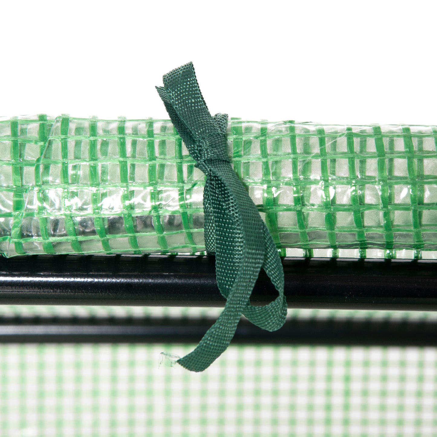 Portable Mini Greenhouse with PE Cover & Zippered Windows