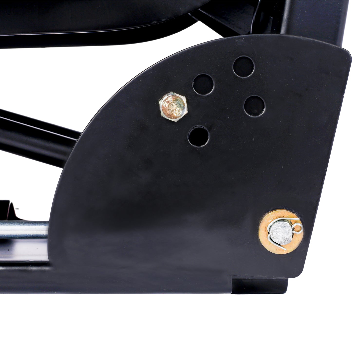 Heavy-Duty Adjustable Tractor Seat with Suspension - Blue Steel Frame