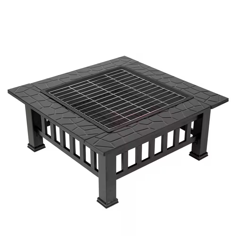 Durango 32 In. X 16.9 In. Square Steel Charcoal Fire Pit