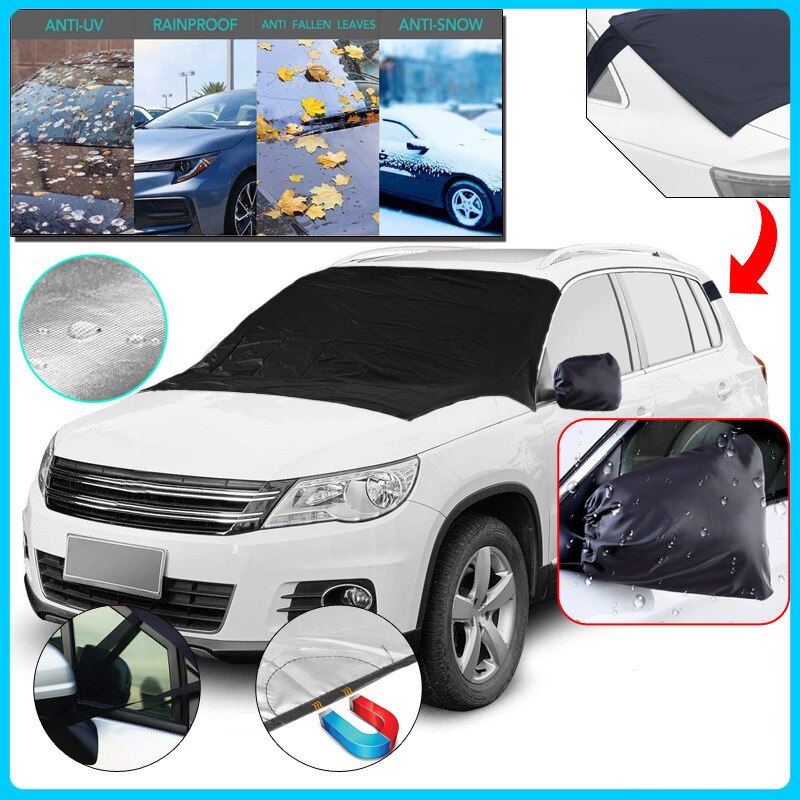 Magnetic Car Windshield Snow Cover - Front Window Ice Protector