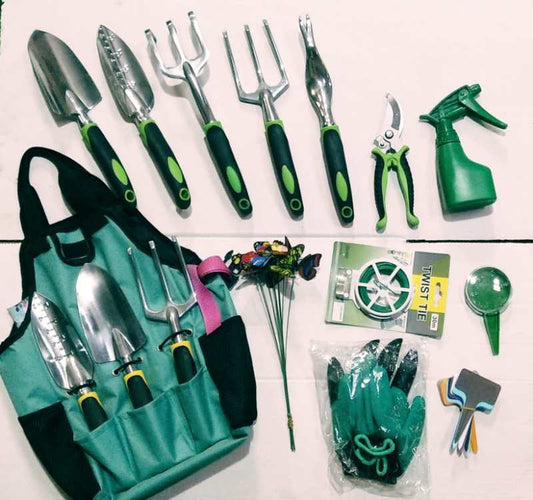 13-Piece Garden Tool Set with Ergonomic Grip – Alloy Steel Digging & Planting