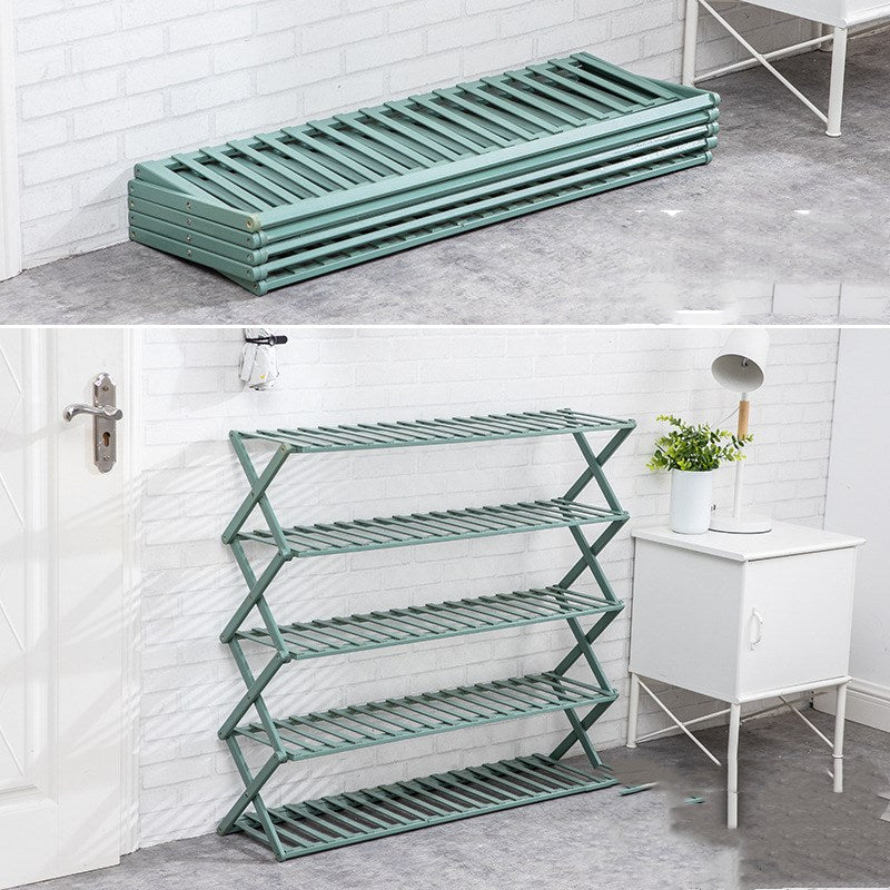 4-Tier Bamboo Plant Stand | Foldable Indoor/Outdoor Flower Display Rack