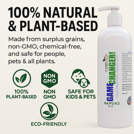GS Plant Foods GameChanger All-in-One Organic Houseplant Fertilizer 4-3-3