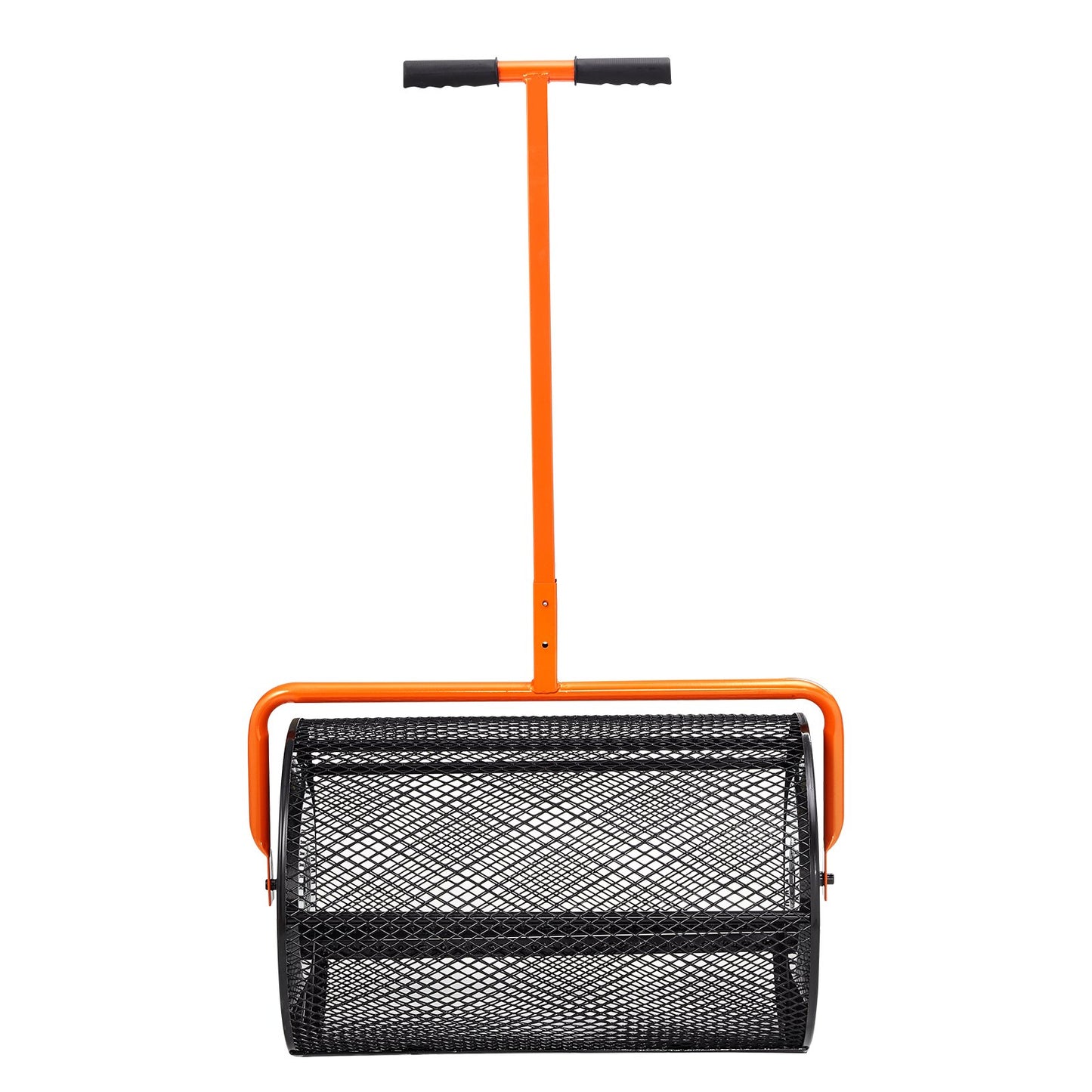 VEVOR 24" Rolling Compost Spreader with Adjustable Handle