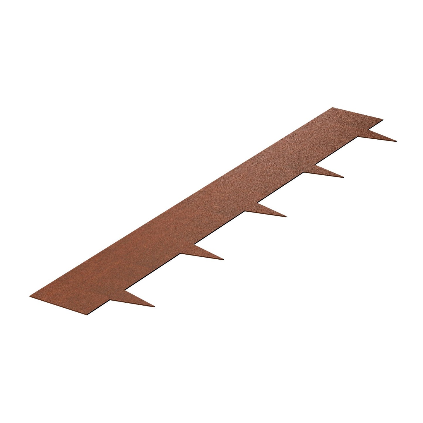 Weathering Steel Landscape Edging - 6 Pack 40" x 8" Rust Finish